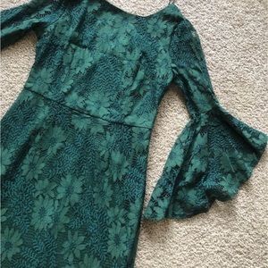 Lulus Green Women Dress Size S NWOT